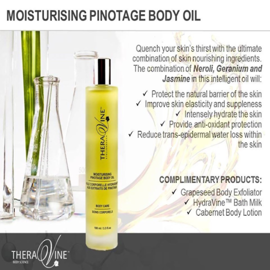 Theravine Professional Moisturising Pinotage Body Oil 200ml image 1